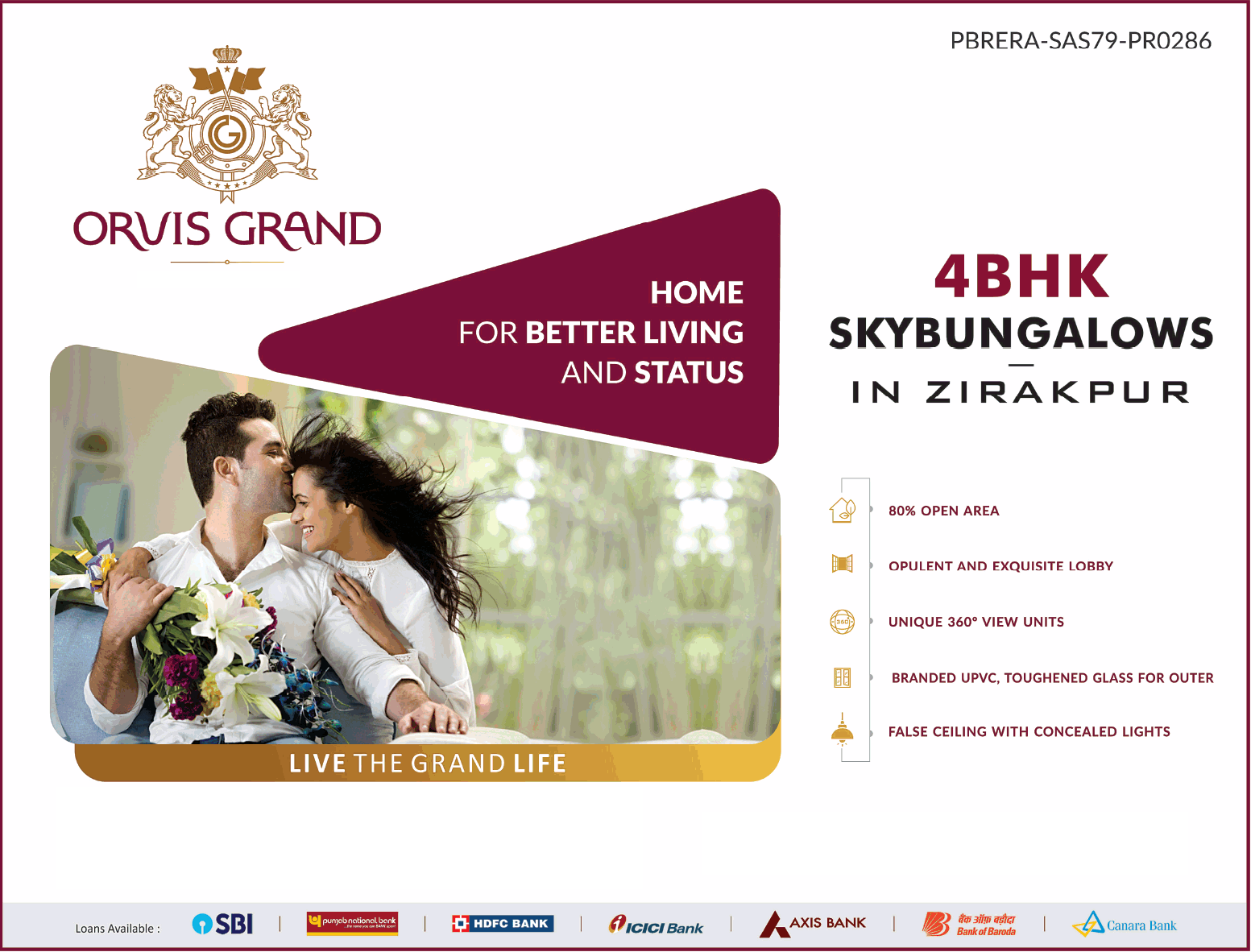 GVT Orvis Grand presents homes for better living & status in Chandigarh Update